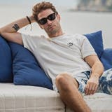 ホワイト | 1PIU1UGUALE3 RELAX サンドウォッシュ半袖Tシャツ | SHIFFON