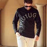 1PIU1UGUALE3 RELAX ラインストーンロゴ長袖Tシャツ | SHIFFON | 詳細画像2