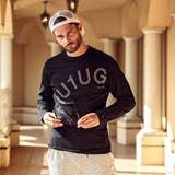 1PIU1UGUALE3 RELAX ラインストーンロゴ長袖Tシャツ | SHIFFON | 詳細画像5