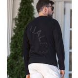 1PIU1UGUALE3 RELAX ラインストーンロゴ長袖Tシャツ | SHIFFON  | 詳細画像3 