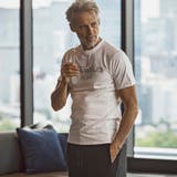 1PIU1UGUALE3 RELAX ランダムラインストーン半袖Tシャツ | SHIFFON | 詳細画像9