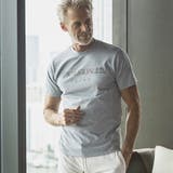 グレー | 1PIU1UGUALE3 RELAX ランダムラインストーン半袖Tシャツ | SHIFFON