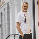 1PIU1UGUALE3 RELAX レインボー3Dダブルロゴ半袖Tシャツ | SHIFFON | 詳細画像5