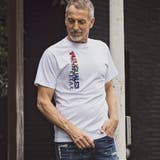 ホワイト | 1PIU1UGUALE3 RELAX レインボー3Dダブルロゴ半袖Tシャツ | SHIFFON