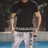 1PIU1UGUALE3 RELAX グラデーションロゴ半袖Tシャツ | SHIFFON | 詳細画像1