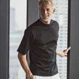 1PIU1UGUALE3 RELAX シルケット5分袖Tシャツ | SHIFFON  | 詳細画像9 