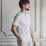 1PIU1UGUALE3 RELAX シルケットヘンリーネック半袖Tシャツ | SHIFFON  | 詳細画像11 