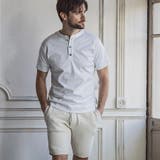 1PIU1UGUALE3 RELAX シルケットヘンリーネック半袖Tシャツ | SHIFFON  | 詳細画像13 