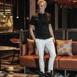 1PIU1UGUALE3 RELAX シルケットヘンリーネック半袖Tシャツ | SHIFFON  | 詳細画像6 