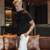 1PIU1UGUALE3 RELAX シルケットヘンリーネック半袖Tシャツ | SHIFFON  | 詳細画像7 