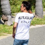 ホワイト | 1PIU1UGUALE3 RELAX バックロゴプリントTシャツ | SHIFFON