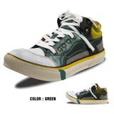 WHITE | エナメルカジュアルスニーカー ユーズド加工  GR-7003 | en　bridge 