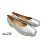 シルバー | 【本革】バレエシューズ パンプス Vカット | en　bridge