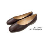 ダークブラウン | 【本革】バレエシューズ パンプス Vカット | en　bridge