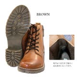 ダブルファスナー 6ホールレースアップブーツ 28818 | en　bridge | 詳細画像5 