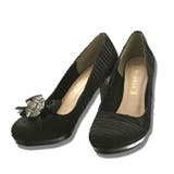 【 エレガンスパンプス】 約9cmのサテンハイヒール | en　bridge | 詳細画像3 