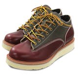 GB8880WINE/GRAY ワイン/グレー | 【GOD&BLESS】【本革】ワークシューズ+enbridgeインソール オール… | en　bridge 