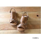 SHOEZOO64927－キャメル | 【SHOEZOO】ストラップが動く！2WAYサンダル  64927 | en　bridge