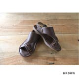 SHOEZOO64927－ブラウン | 【SHOEZOO】ストラップが動く！2WAYサンダル  64927 | en　bridge