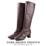 darkbrownスムース  | 秋冬新作 日本製 スクエアトゥ | SHOE FANTASY