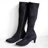 22AW 秋冬新作 日本製 ストレッチ ロングブーツ シンプル | SHOE FANTASY | 詳細画像19