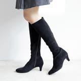 22AW 秋冬新作 日本製 ストレッチ ロングブーツ シンプル | SHOE FANTASY | 詳細画像22