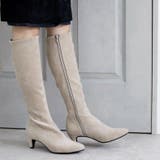22AW 秋冬新作 日本製 ストレッチ ロングブーツ シンプル | SHOE FANTASY | 詳細画像27