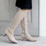 22AW 秋冬新作 日本製 ストレッチ ロングブーツ シンプル | SHOE FANTASY | 詳細画像28
