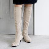 22AW 秋冬新作 日本製 ストレッチ ロングブーツ シンプル | SHOE FANTASY | 詳細画像29