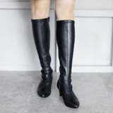 22AW 秋冬新作 日本製 ストレッチ ロングブーツ シンプル | SHOE FANTASY | 詳細画像17