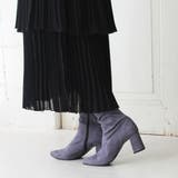 日本製 ストレッチショートブーツ フレアヒール | SHOE FANTASY | 詳細画像30 