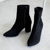 日本製 ストレッチショートブーツ フレアヒール | SHOE FANTASY | 詳細画像21 