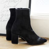 日本製 ストレッチショートブーツ フレアヒール | SHOE FANTASY | 詳細画像22 