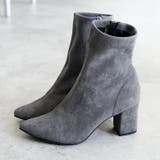 日本製 ストレッチショートブーツ フレアヒール | SHOE FANTASY | 詳細画像33 