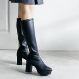 日本製 ストレッチロングブーツ 晴雨兼用 美脚 | SHOE FANTASY | 詳細画像8 