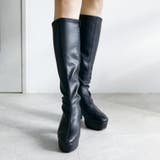 日本製 ストレッチロングブーツ 晴雨兼用 美脚 | SHOE FANTASY | 詳細画像9 