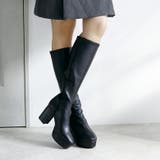 日本製 ストレッチロングブーツ 晴雨兼用 美脚 | SHOE FANTASY | 詳細画像10 