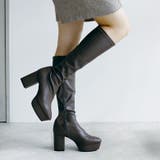 日本製 ストレッチロングブーツ 晴雨兼用 美脚 | SHOE FANTASY | 詳細画像16 