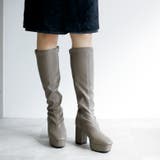 日本製 ストレッチロングブーツ 晴雨兼用 美脚 | SHOE FANTASY | 詳細画像22 