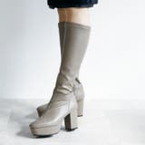 日本製 ストレッチロングブーツ 晴雨兼用 美脚 | SHOE FANTASY | 詳細画像24 