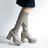 日本製 ストレッチロングブーツ 晴雨兼用 美脚 | SHOE FANTASY | 詳細画像25 
