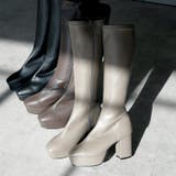 日本製 ストレッチロングブーツ 晴雨兼用 美脚 | SHOE FANTASY | 詳細画像4 