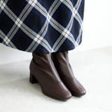 日本製 ストレッチスクエアショートブーツ ストレッチブーツ | SHOE FANTASY | 詳細画像22 