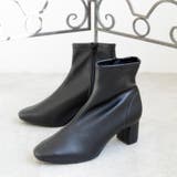 日本製 ストレッチスクエアショートブーツ ストレッチブーツ | SHOE FANTASY | 詳細画像12 