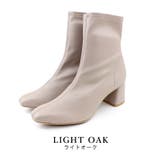 lightoak | 22AW 秋冬新作 日本製 ストレッチ ブーツ ショートブーツ 6cmヒール  | SHOE FANTASY