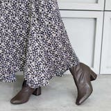 22AW 秋冬新作 日本製 ストレッチ ブーツ ショートブーツ 6cmヒール  | SHOE FANTASY | 詳細画像24 