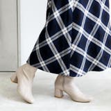 22AW 秋冬新作 日本製 ストレッチ ブーツ ショートブーツ 6cmヒール  | SHOE FANTASY | 詳細画像31 