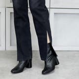 22AW 秋冬新作 日本製 ストレッチ ブーツ ショートブーツ 6cmヒール  | SHOE FANTASY | 詳細画像16 