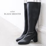 22AW 秋冬新作 日本製 ストレッチロングブーツ 7.5cmヒール  | SHOE FANTASY | 詳細画像17 