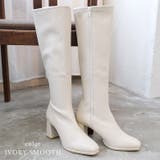 22AW 秋冬新作 日本製 ストレッチロングブーツ 7.5cmヒール  | SHOE FANTASY | 詳細画像23 